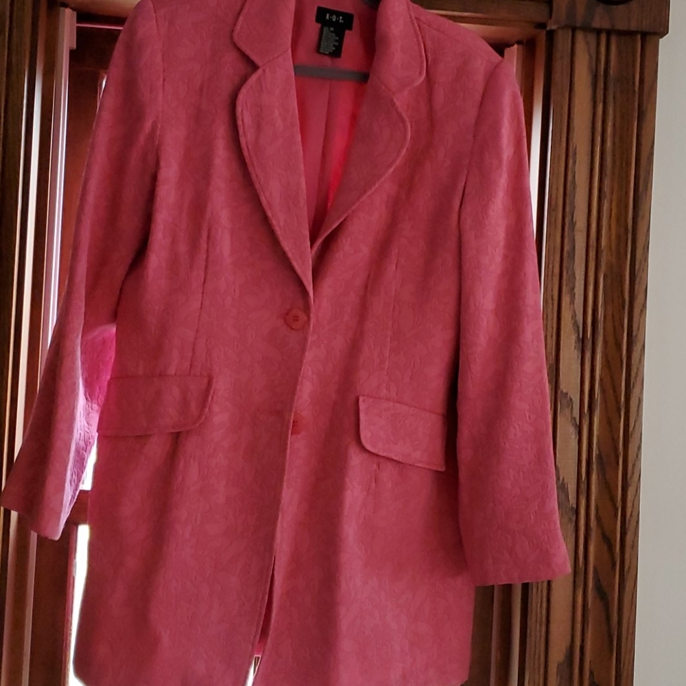 I.O.K. Women's Pink Blazer Jacket